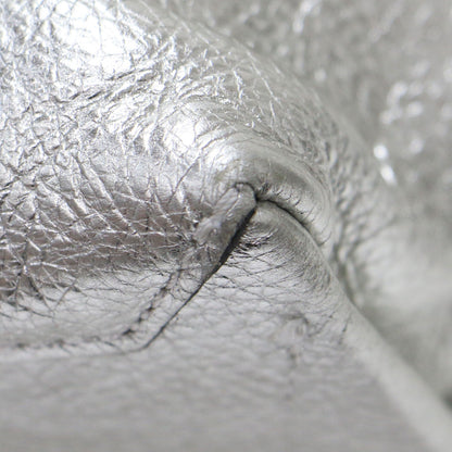 オリガミ ハンドバッグ / 2WAY ショルダーバッグ メタリック レザー 牛革