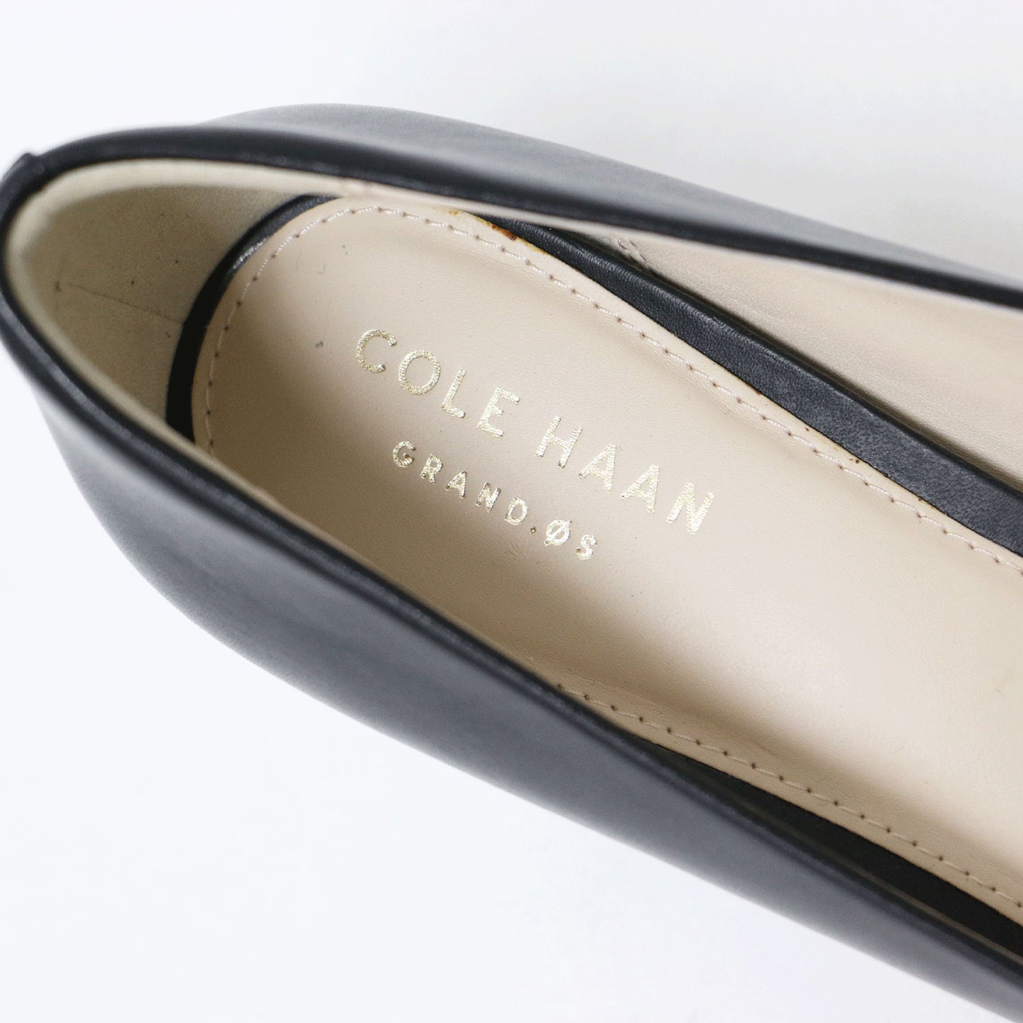 クインシー 45mm パンプス / ポインテッドトゥ ヒール カウレザー