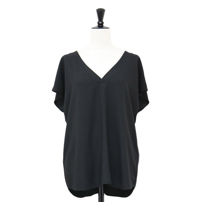 フレンチスリーブ ブラウス / SHALLOW.GGT ORWYN Vネック ウォッシャブル