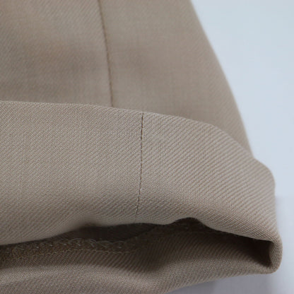 23秋冬 ライトカルゼ ベルテッド パンツ / ワイド 2タック Aライン ウール