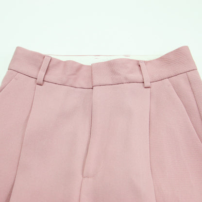 ウール タック パンツ / KARSEY PANTS スラックス ハイウエスト テーパード センタープレス