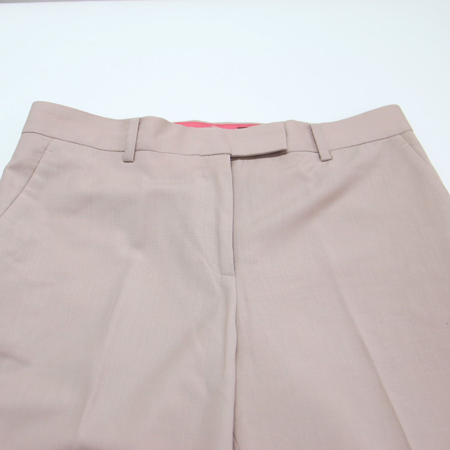 20春夏 スモーキング ストレッチ シガレット パンツ / スラックス センタープレス ウール ナイロン