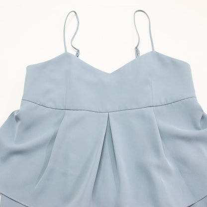 24春夏 パフィーツイル ペプラム オールインワン / ワイドパンツ キャミソール フレア タック ギャザー