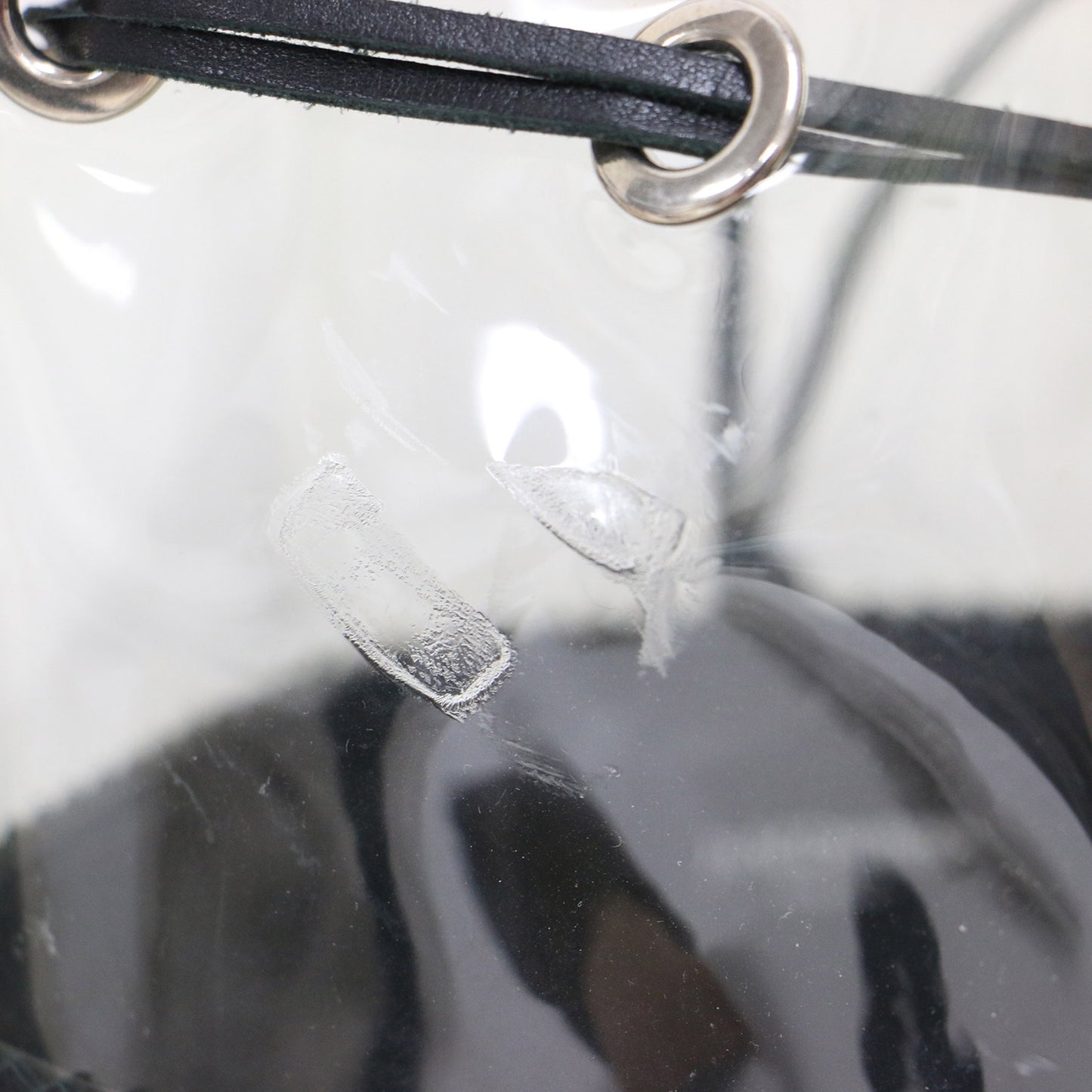 フリンジ カーニバル ショルダーバッグ / CARNIVAL L TRANSPARENT レザー PVC 巾着
