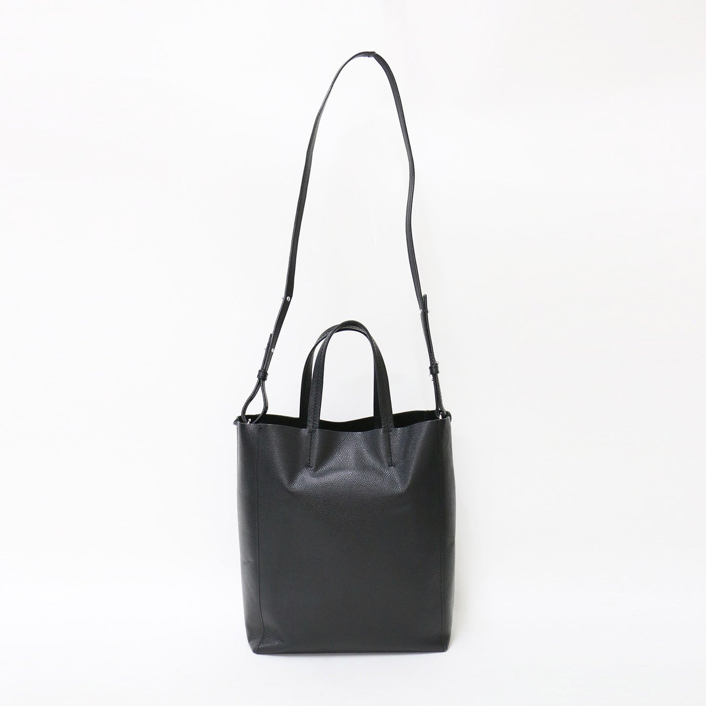 バーティカル カバ スモール トートバッグ / ショルダーバッグ 2WAY レザー