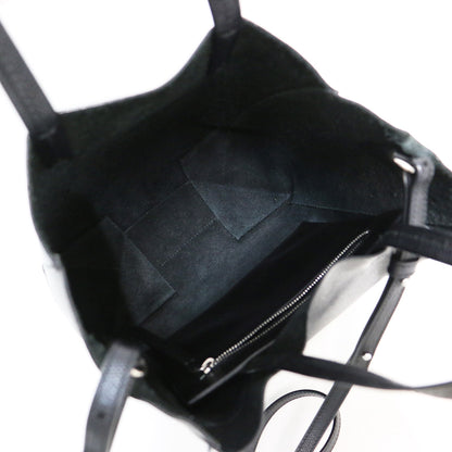 バーティカル カバ スモール トートバッグ / ショルダーバッグ 2WAY レザー