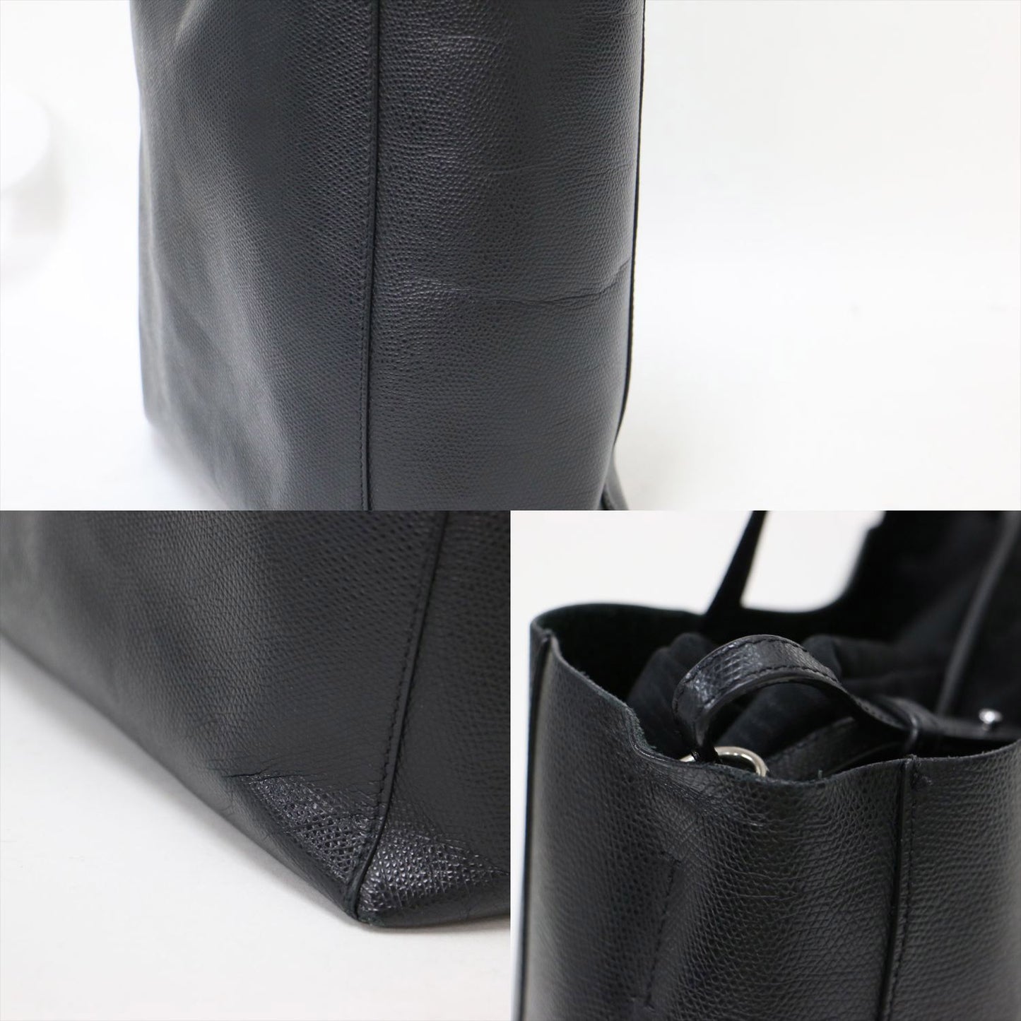 バーティカル カバ スモール トートバッグ / ショルダーバッグ 2WAY レザー