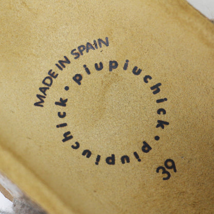 24秋冬 フェイクファー アニマル柄 クロッグサンダル / clogs-animal print faux fur フラット ベルト レザー