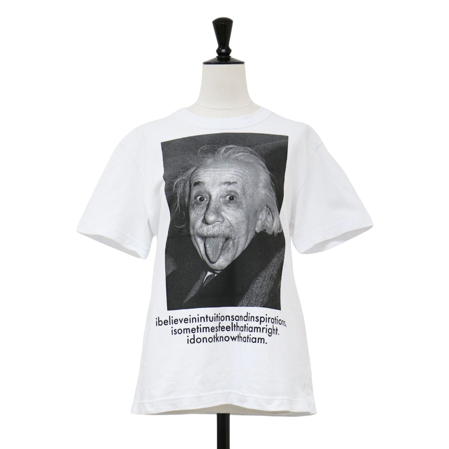 アインシュタイン Tシャツ / Einstein T-Shirt ショートスリーブ 半袖 フォトプリント コットン