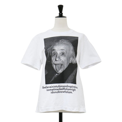 アインシュタイン Tシャツ / Einstein T-Shirt ショートスリーブ 半袖 フォトプリント コットン