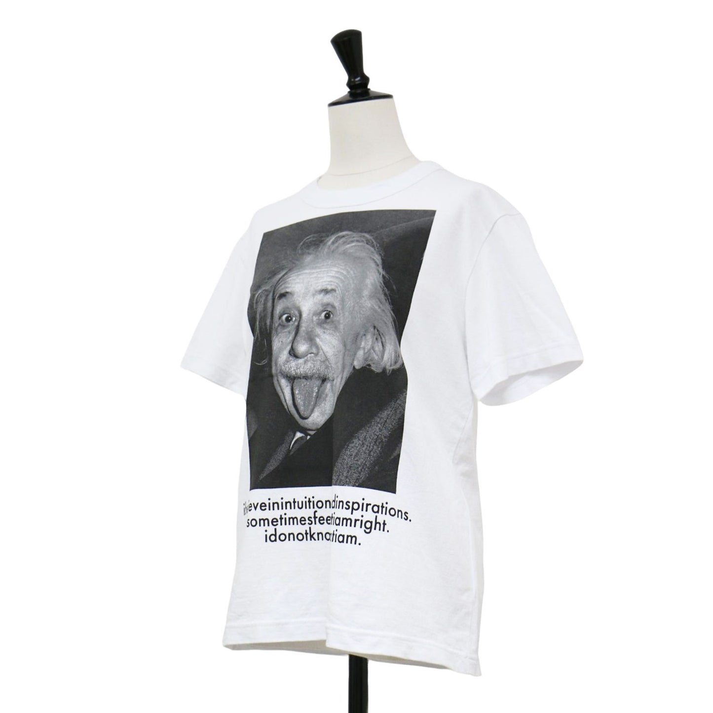 アインシュタイン Tシャツ / Einstein T-Shirt ショートスリーブ 半袖 フォトプリント コットン