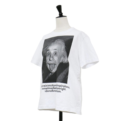 アインシュタイン Tシャツ / Einstein T-Shirt ショートスリーブ 半袖 フォトプリント コットン