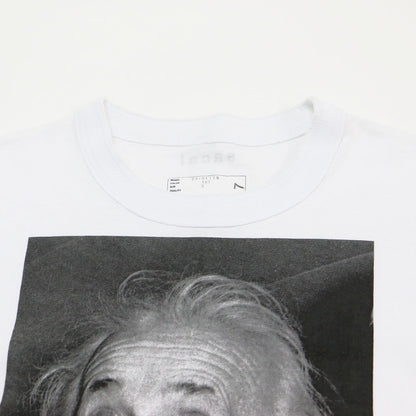 アインシュタイン Tシャツ / Einstein T-Shirt ショートスリーブ 半袖 フォトプリント コットン
