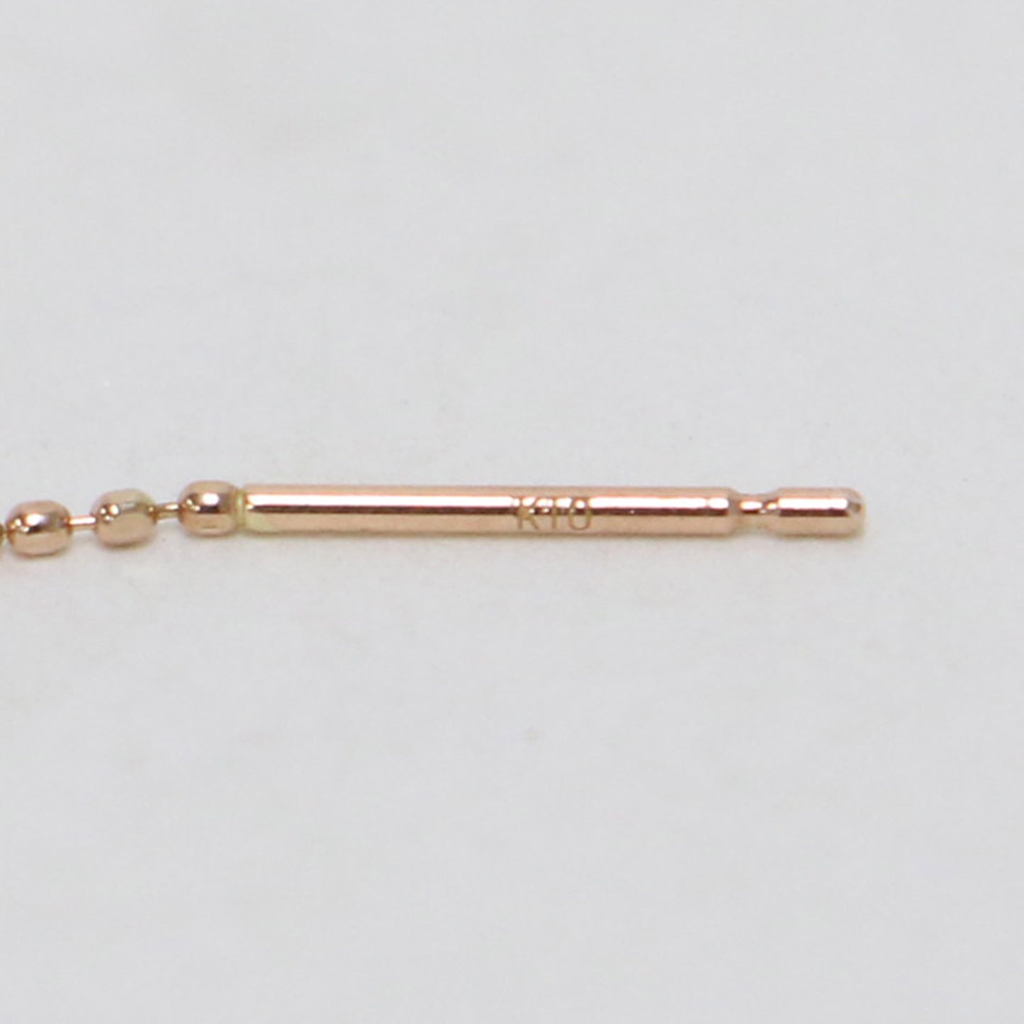 K10 バロックパール ボールチェーン ピアス / アメリカンピアス ビーズ 2WAY