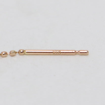 K10 バロックパール ボールチェーン ピアス / アメリカンピアス ビーズ 2WAY