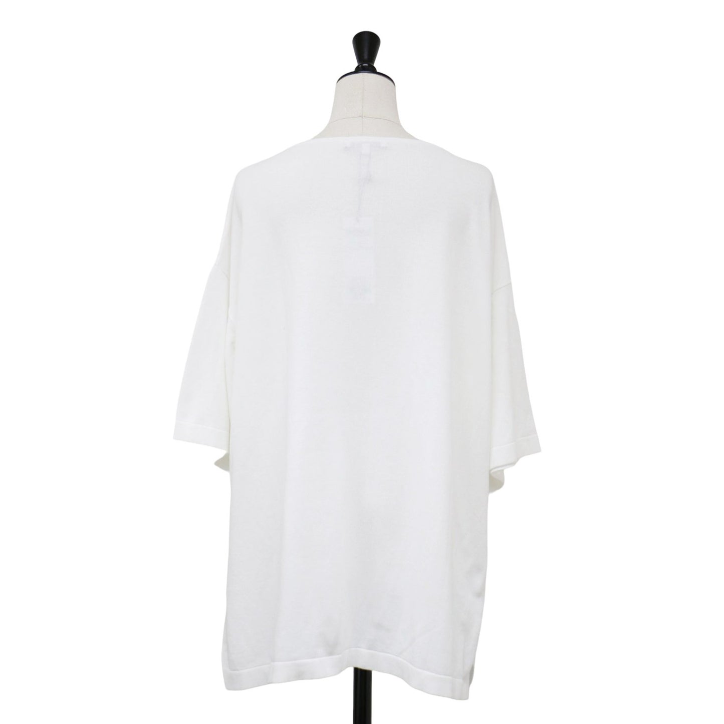 ニット ドルマン Tシャツ / 半袖 ショートスリーブ クルーネック コットン