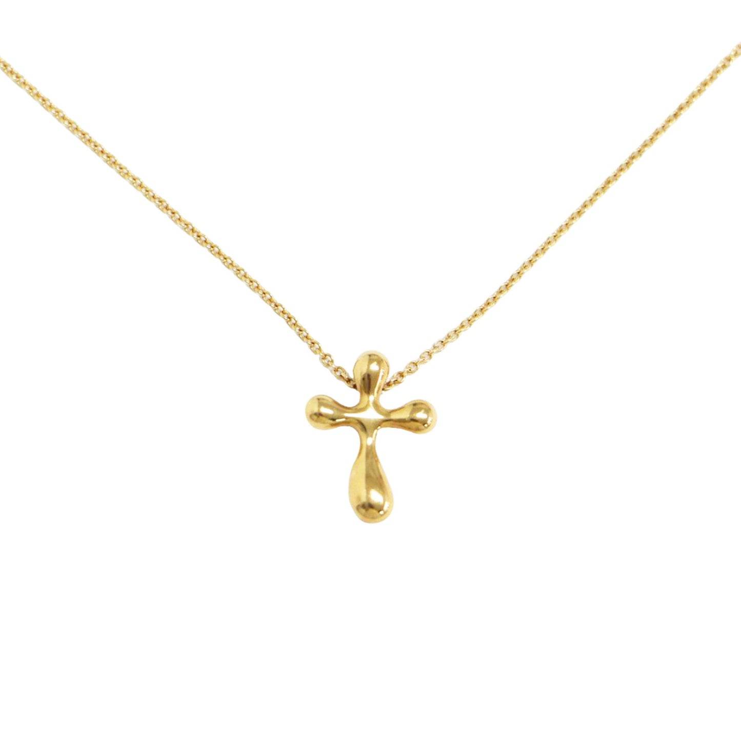 エルサ ペレッティ スモール クロス ネックレス / ペンダント K18YG