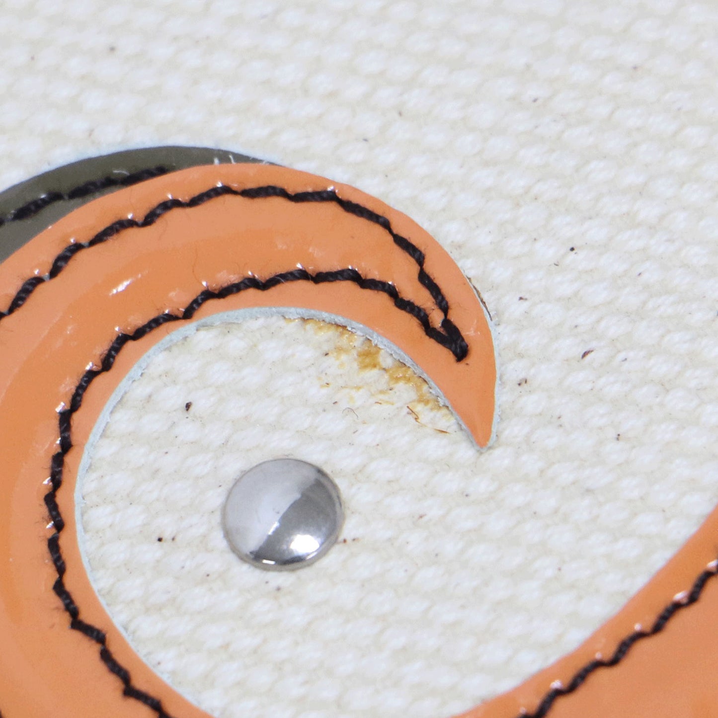 キャンバス レザー コンビ トートバッグ BR2971 / 肩掛け ショルダー タツノオトシゴ 魚 モチーフ