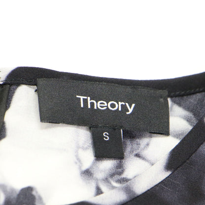 花柄 プリント ノースリーブ ブラウス / PHOTO FLORAL CDC BRINGAM クルーネック シルク