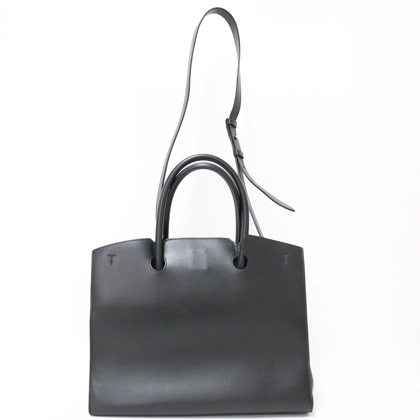 ジェネシ トートバッグ / GENESI L TOTE ロゴ カーフスキン レザー 本革 牛革