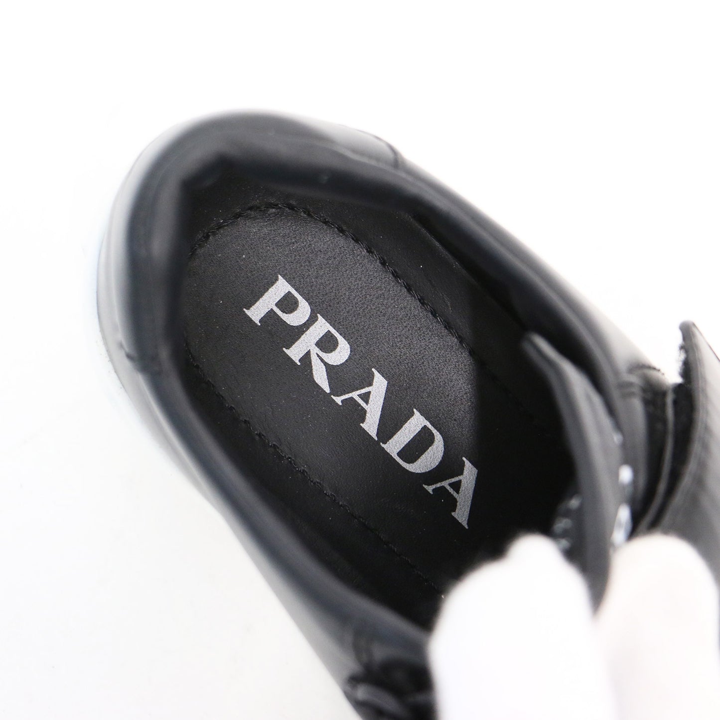 レザー ベルクロ スニーカー / ローカット マジックテープ マット