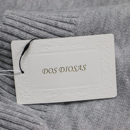 24秋冬 ネオンカラー ワイドスリーブ ニット / TRYAGAIN プルオーバー 長袖 タートルネック クロップド丈