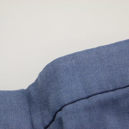 21秋冬 ストレッチカルゼ セミワイド クロップドパンツ / ワイドパンツ センタープレス ハイウエスト ウール