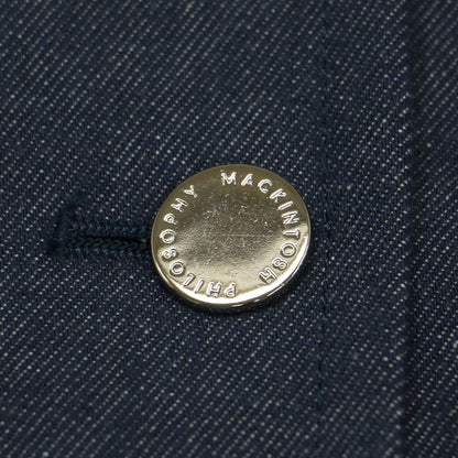 24春夏 ウェルベリー デニム Aライン コート / WELBURY DENIM ステンカラーコート ミドル丈 オーバーサイズ コットン