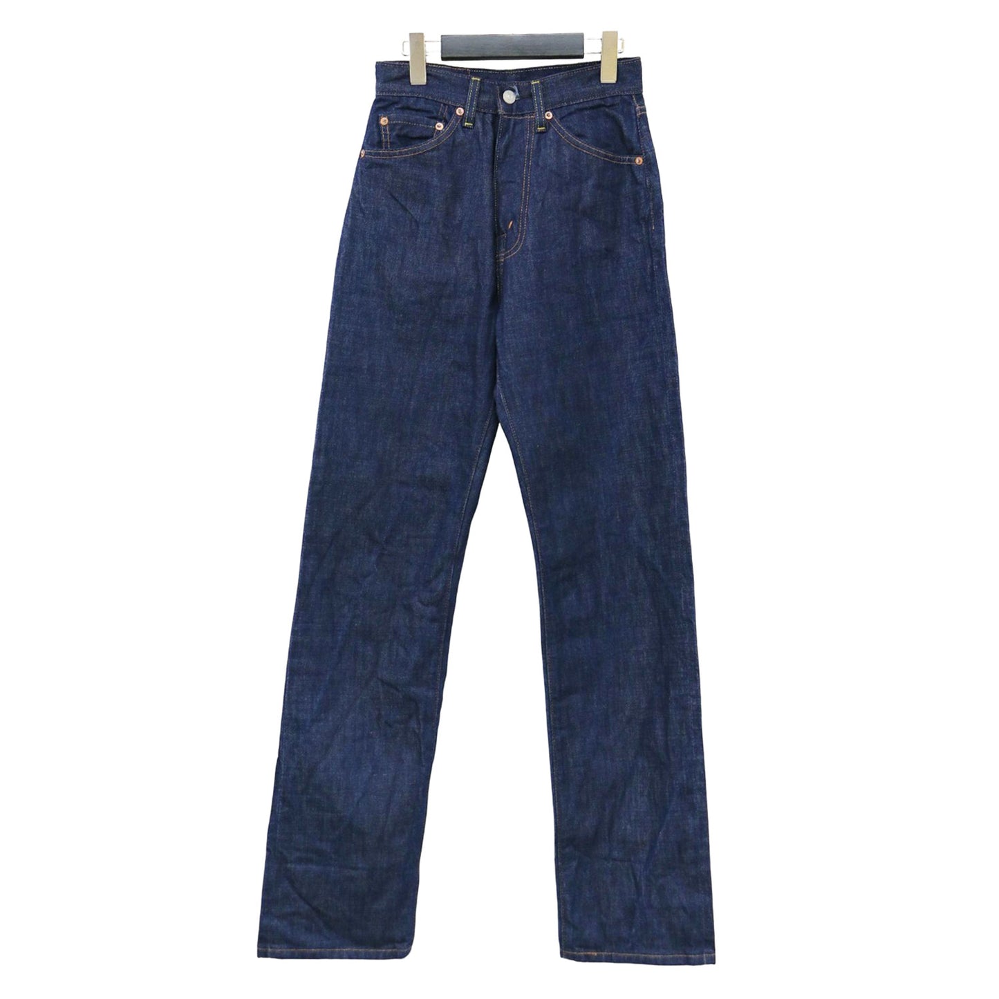 デニム パンツ / 1950s 701 Jeans Rigid 50701-0008 セルビッジ ストレート 5ポケット ハイウエスト コットン