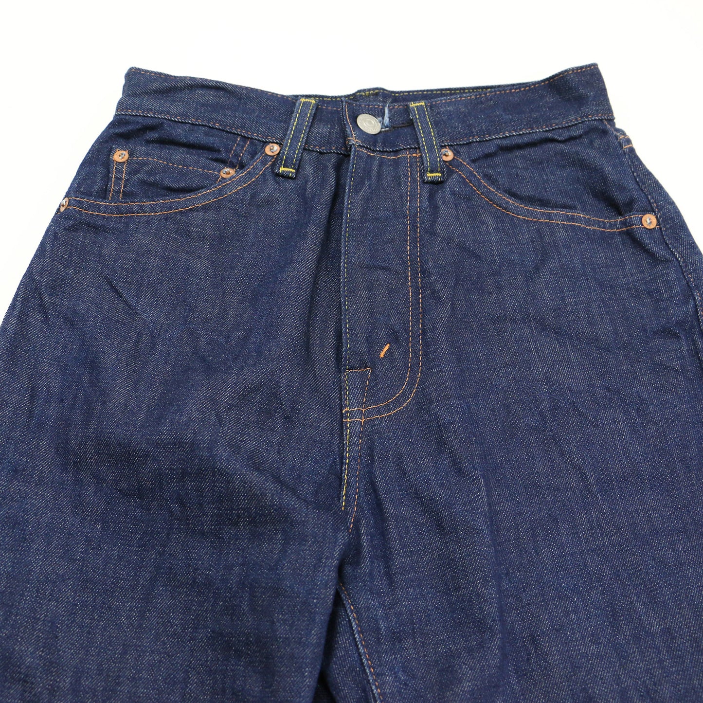 デニム パンツ / 1950s 701 Jeans Rigid 50701-0008 セルビッジ ストレート 5ポケット ハイウエスト コットン