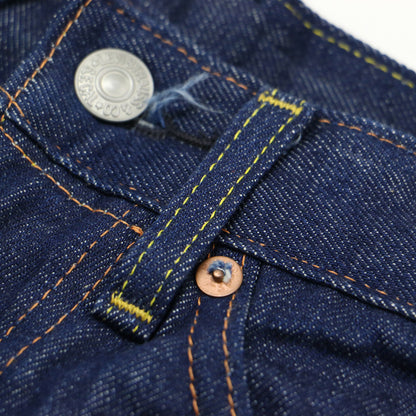 デニム パンツ / 1950s 701 Jeans Rigid 50701-0008 セルビッジ ストレート 5ポケット ハイウエスト コットン