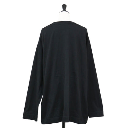 オーバーシルエット ロングスリーブ Tシャツ / OVER SILHOUETTE カットソー クルーネック 長袖 コットン