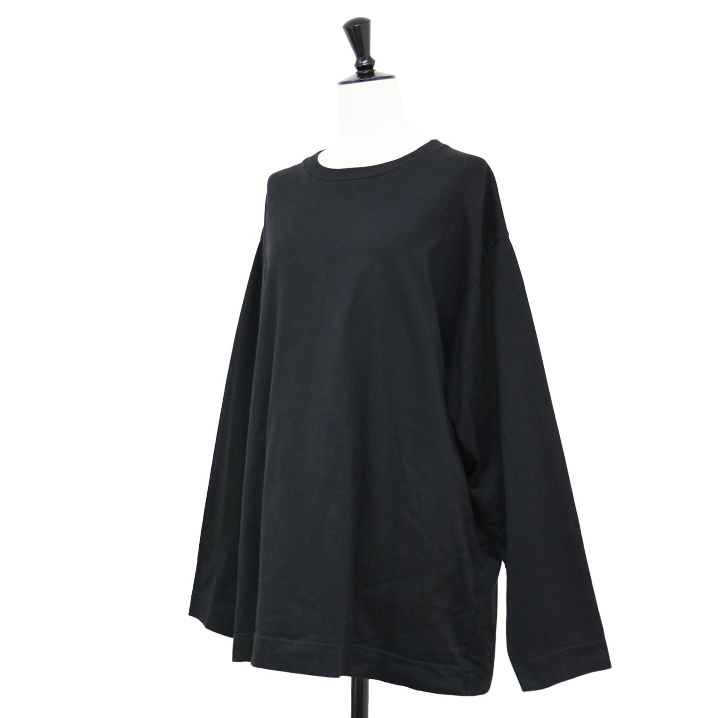 オーバーシルエット ロングスリーブ Tシャツ / OVER SILHOUETTE カットソー クルーネック 長袖 コットン