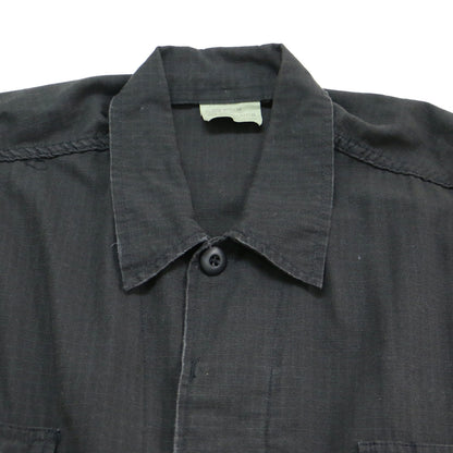 BDU シャツ ノースリーブ ベスト / ミリタリー リップストップ コットン