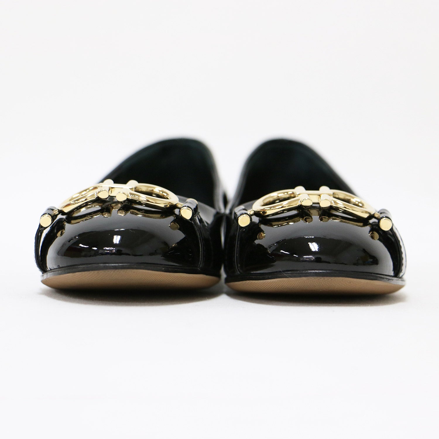 Salvatore Ferragamo (サルヴァトーレ フェラガモ) エナメル フラット