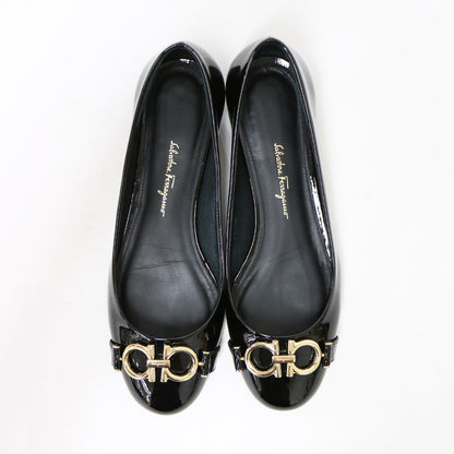 エナメル フラット パンプス / GARDA 10 ガンチーニ ラウンドトゥ ローヒール