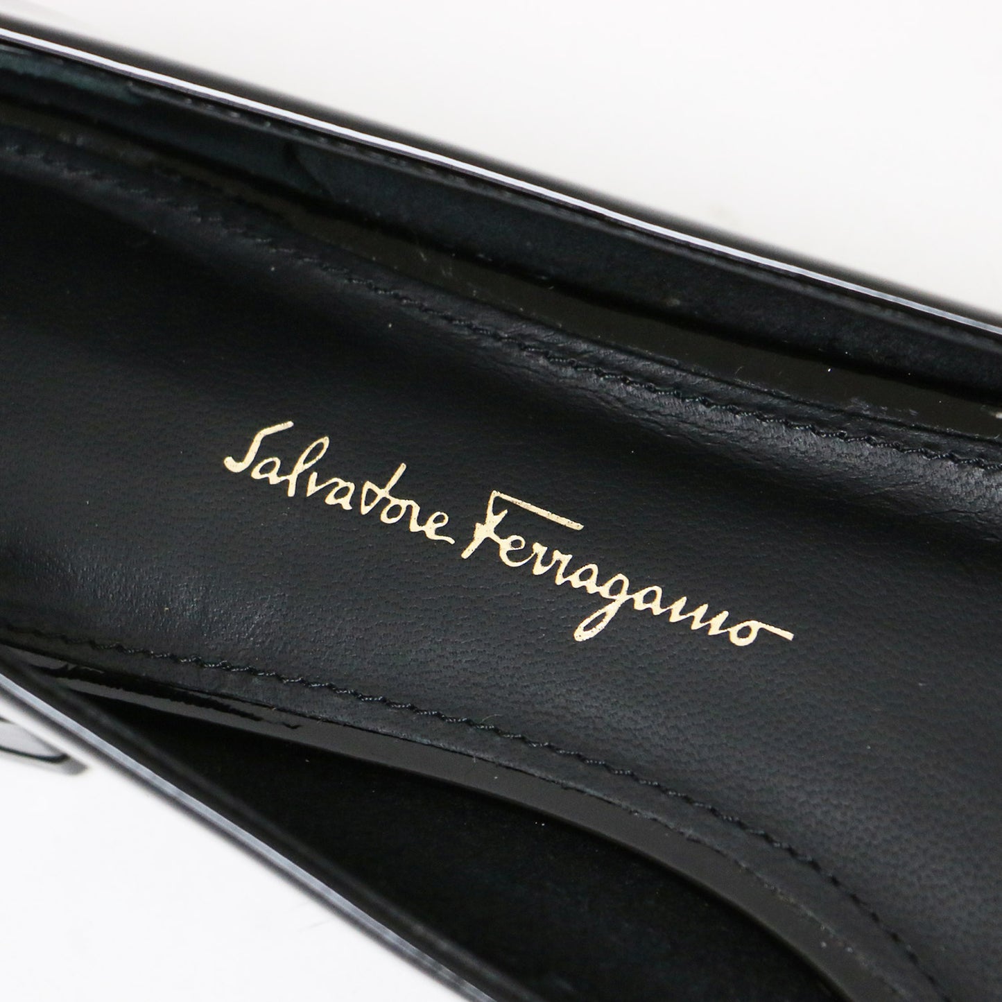 エナメル フラット パンプス / GARDA 10 ガンチーニ ラウンドトゥ ローヒール