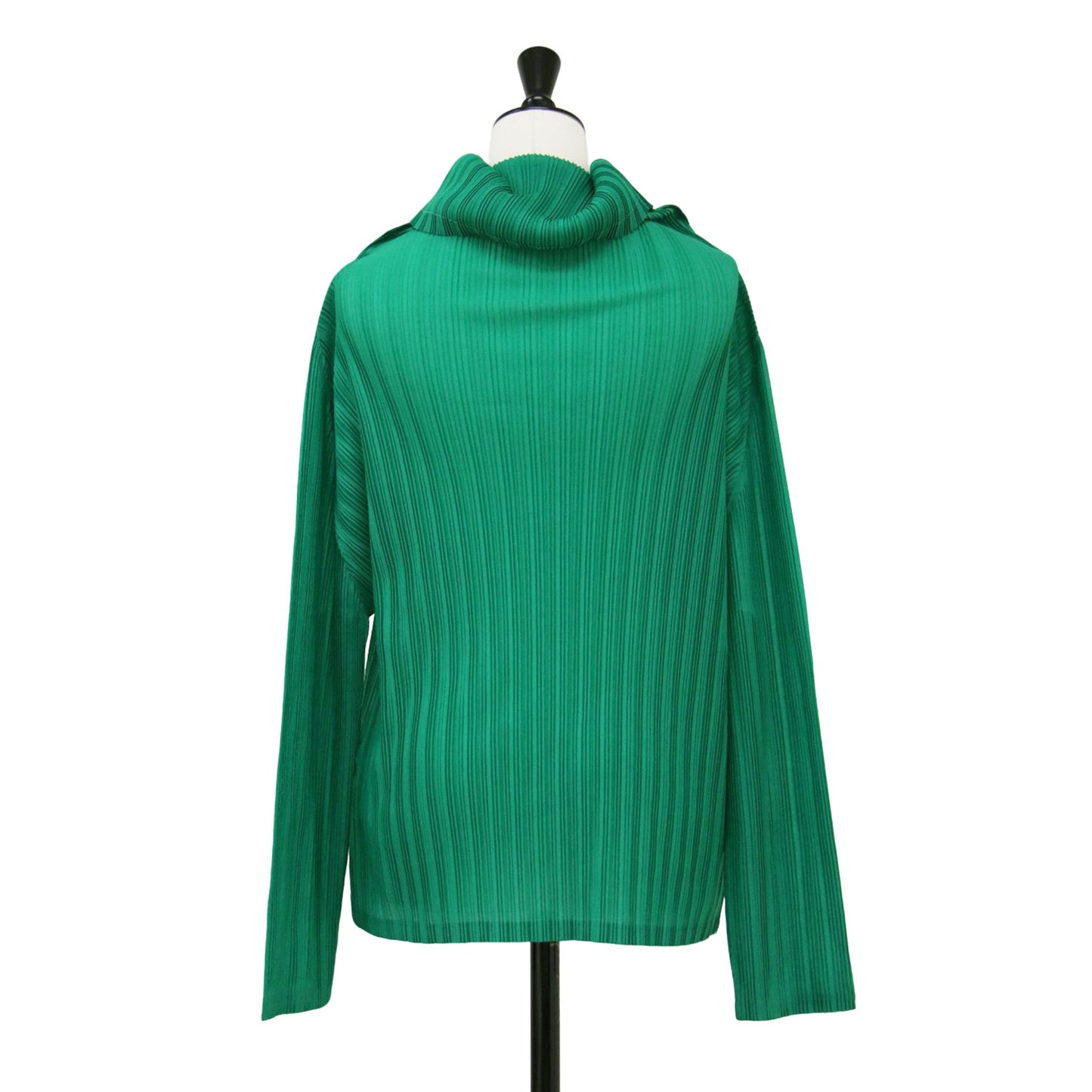 タートルネック プリーツ トップス PP23-FK373 / カットソー 長袖