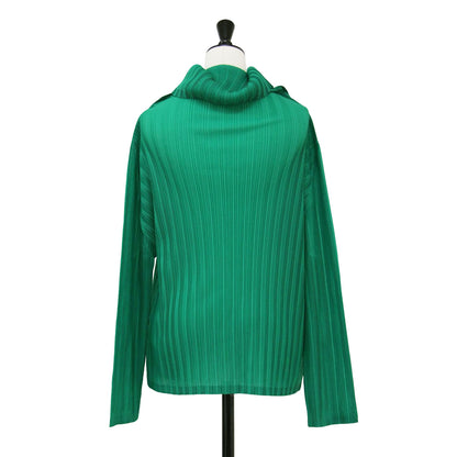 タートルネック プリーツ トップス PP23-FK373 / カットソー 長袖