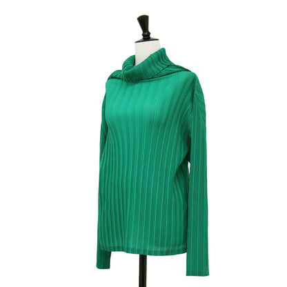 タートルネック プリーツ トップス PP23-FK373 / カットソー 長袖