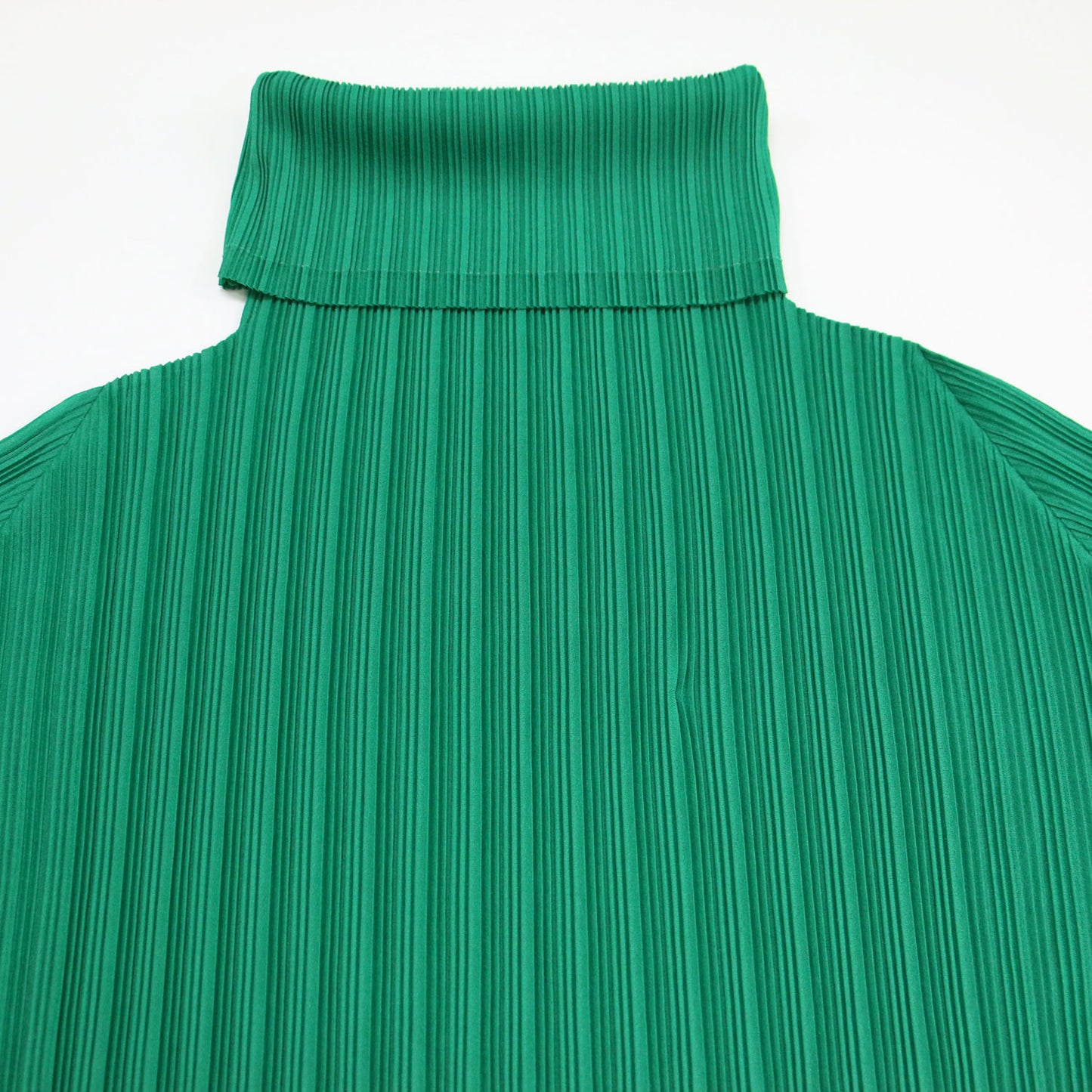 タートルネック プリーツ トップス PP23-FK373 / カットソー 長袖