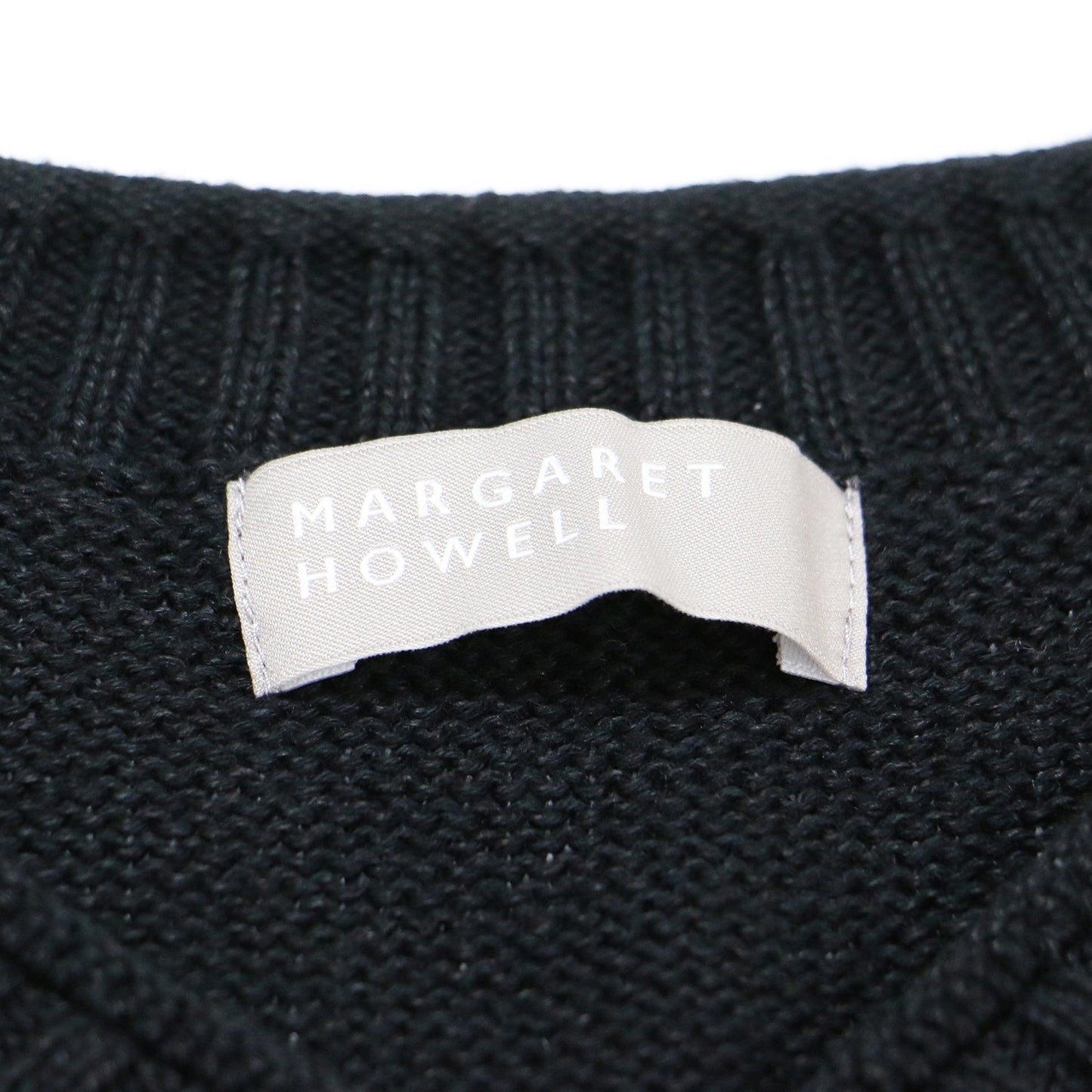 ニット ベスト / Vネック リネン コットン シルク