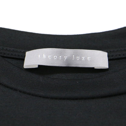 24秋冬 ショートスリーブ ジャージ ドレス / ROMA LIZZY ワンピース ロング丈 半袖 フレア ストレッチ コットン