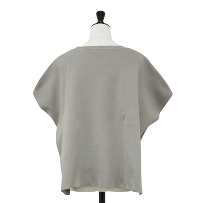 ソウバリ ニット ベスト / プルオーバー クルーネック フレンチスリーブ