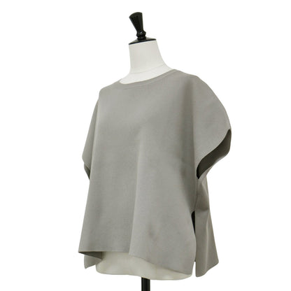 ソウバリ ニット ベスト / プルオーバー クルーネック フレンチスリーブ