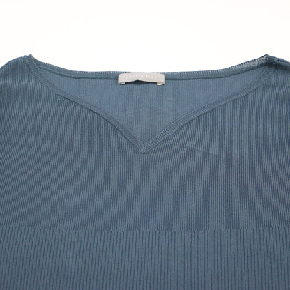 リブ プルオーバー ニット / MULTI.RIB OTTA Vネック 長袖 9分丈 レーヨン