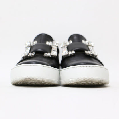 クリスタルバックル スリッポン / Twenty Sport スニーカー ビジュー レザー 本革 牛革