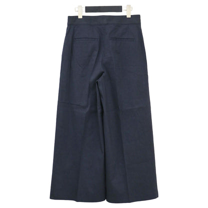 24春夏 ワイド クロップドパンツ / Good Crunch W Wide Crop Pant T ストレッチ センタープレス リネン