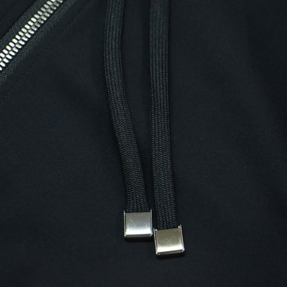 ストレッチ ナイロン フーディ ジップアップ パーカー / Lw Stretch Scuba Gerda 長袖 ウォッシャブル