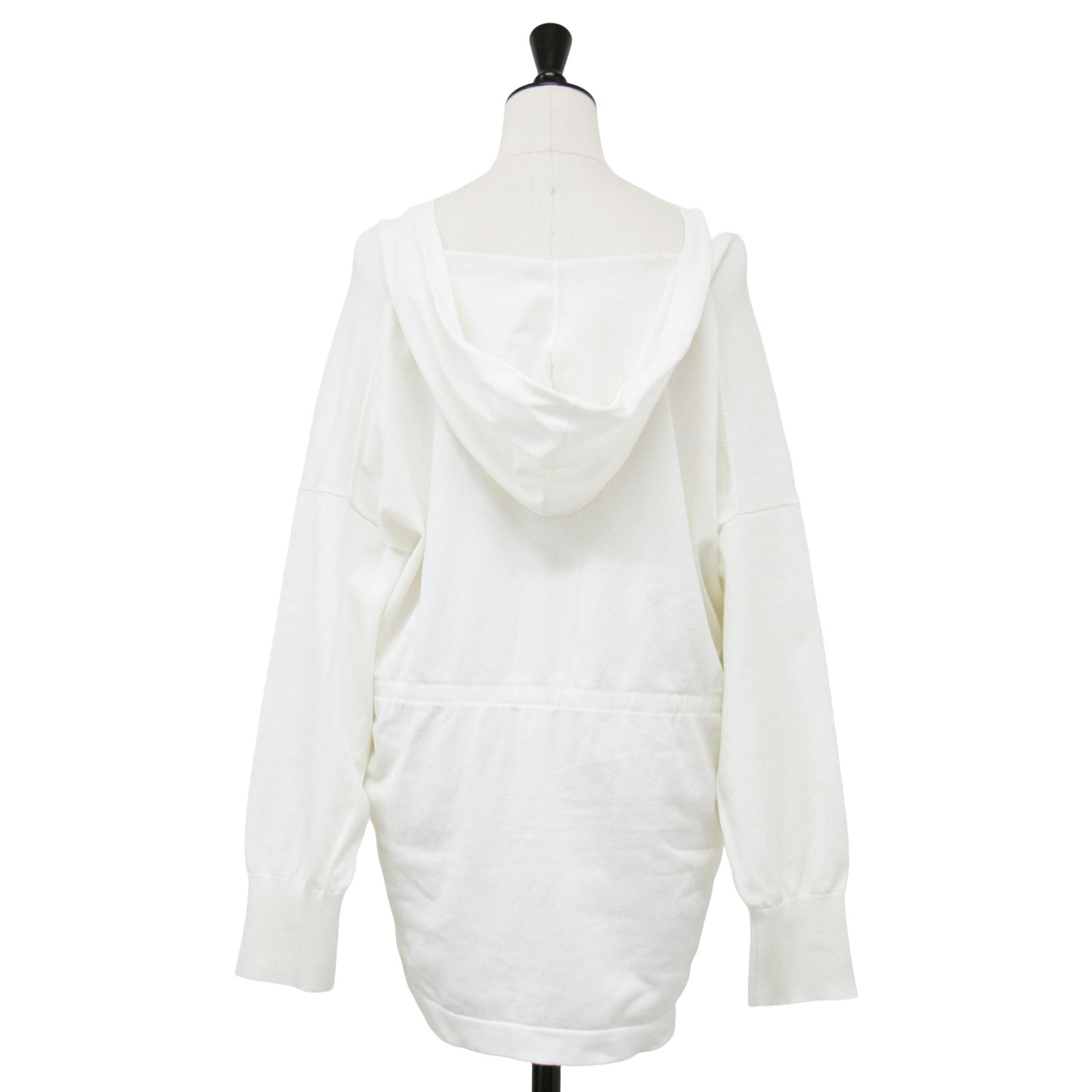 22春夏 オーパスフォンズ フーディ ジップアップパーカー / Opus Fons ニット 長袖 Vネック ワイド コットン